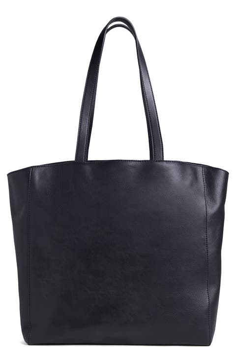 Large Leather Dome Tote