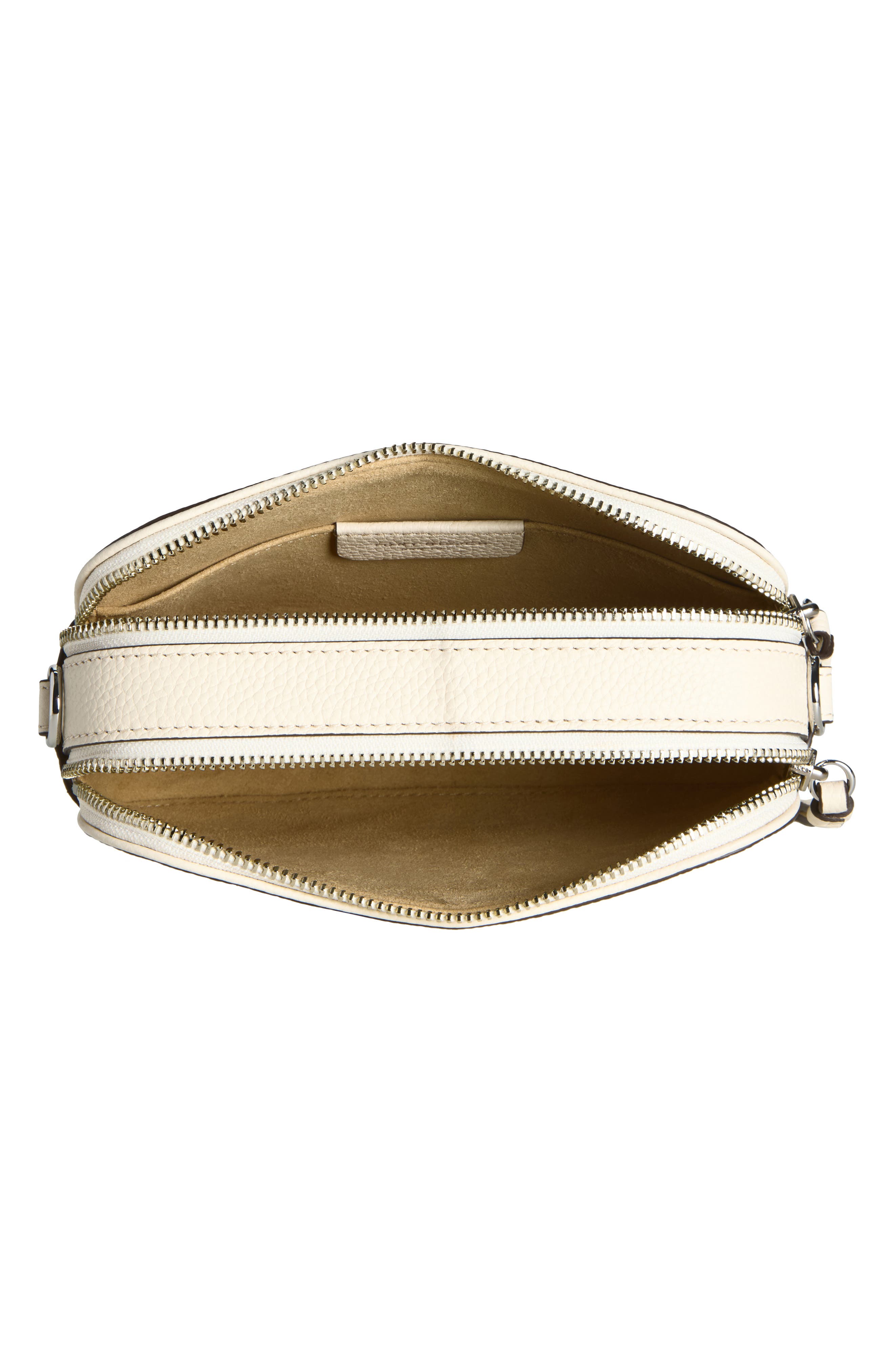 Mini Miller Leather Crossbody Bag, Alternate, color, IVORY
