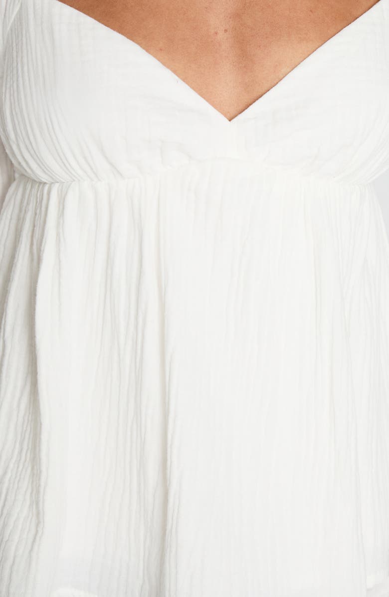 Princess Polly Khalea Long Sleeve Babydoll Top, Alternate, color, White