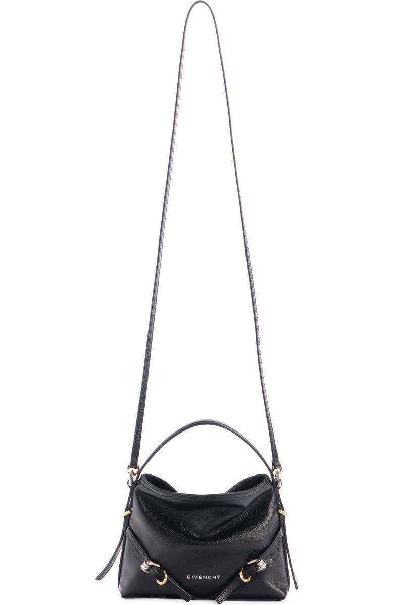 Givenchy Nano Voyou Leather Crossbody Bag, Alternate, color,