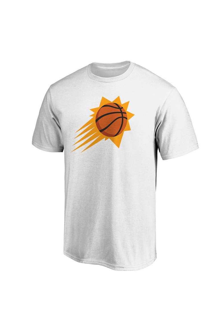 Men's Fanatics Branded White Phoenix Suns Primary Team Logo T-Shirt, Alternate, color, White