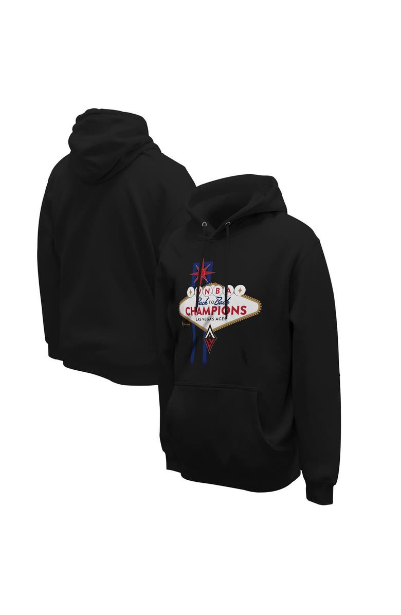 Stadium Essentials Unisex Stadium Essentials Black Las Vegas Aces 2023 WNBA Finals Champions Welcome To Vegas Pullover Hoodie, Alternate, color, 