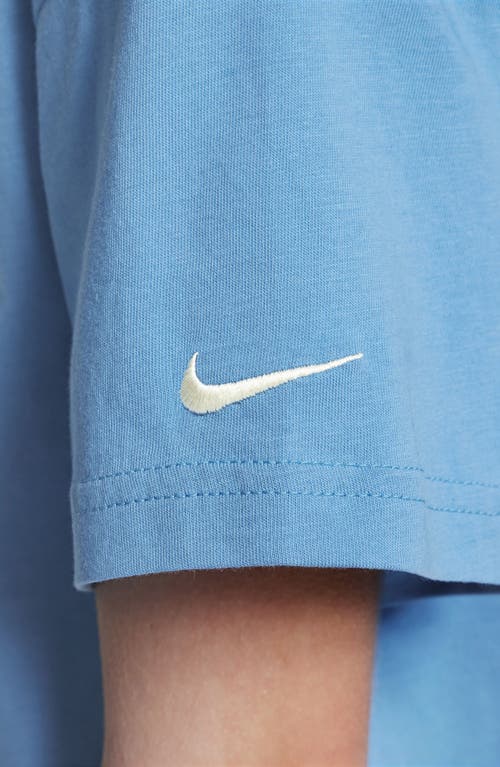 Nike Women's Sportswear Girls' T-shirt In Blue Beyond
