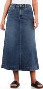 HINT OF BLU Upper East Side Denim Maxi Skirt