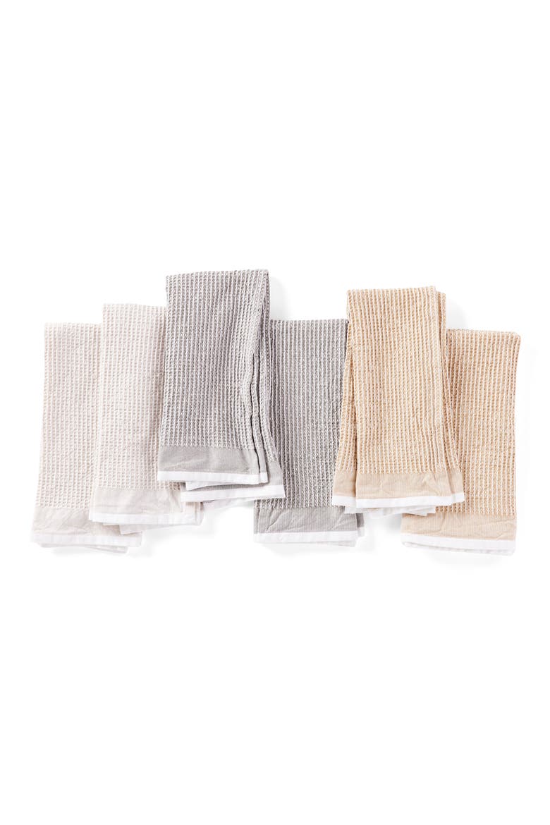 Organic Cotton Waffle Kitchen Towel, Main, color, MEADOW