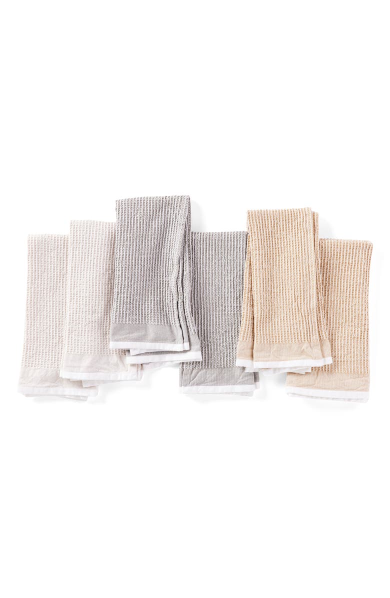 Coyuchi Organic Cotton Waffle Kitchen Towel, Main, color, 