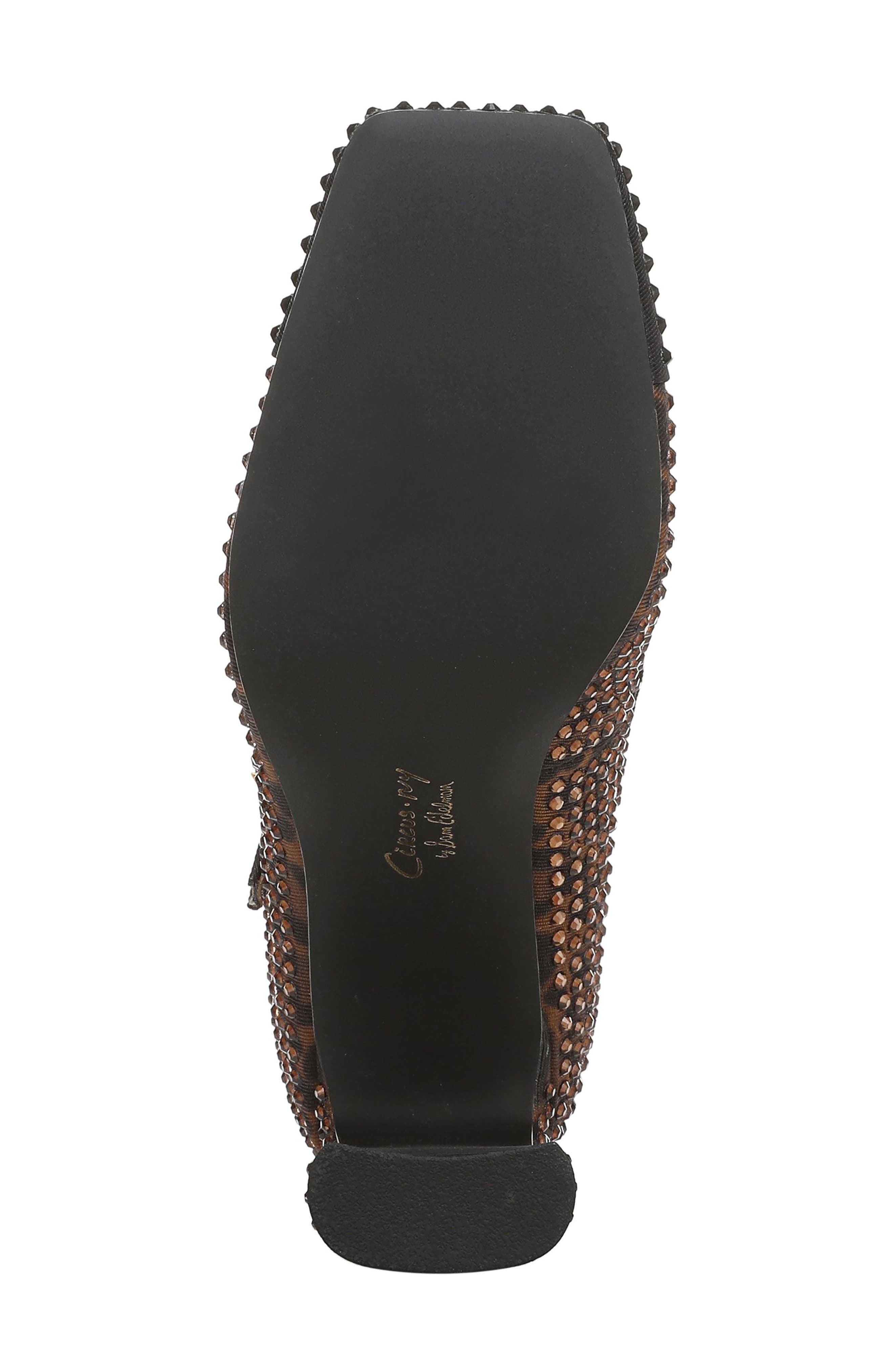 Circus NY by Sam Edelman Elora Glitz Mary Jane Pump, Alternate, color, Black/ Cognac