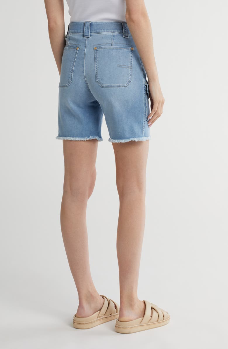 Democracy Cargo Denim Shorts, Alternate, color, 