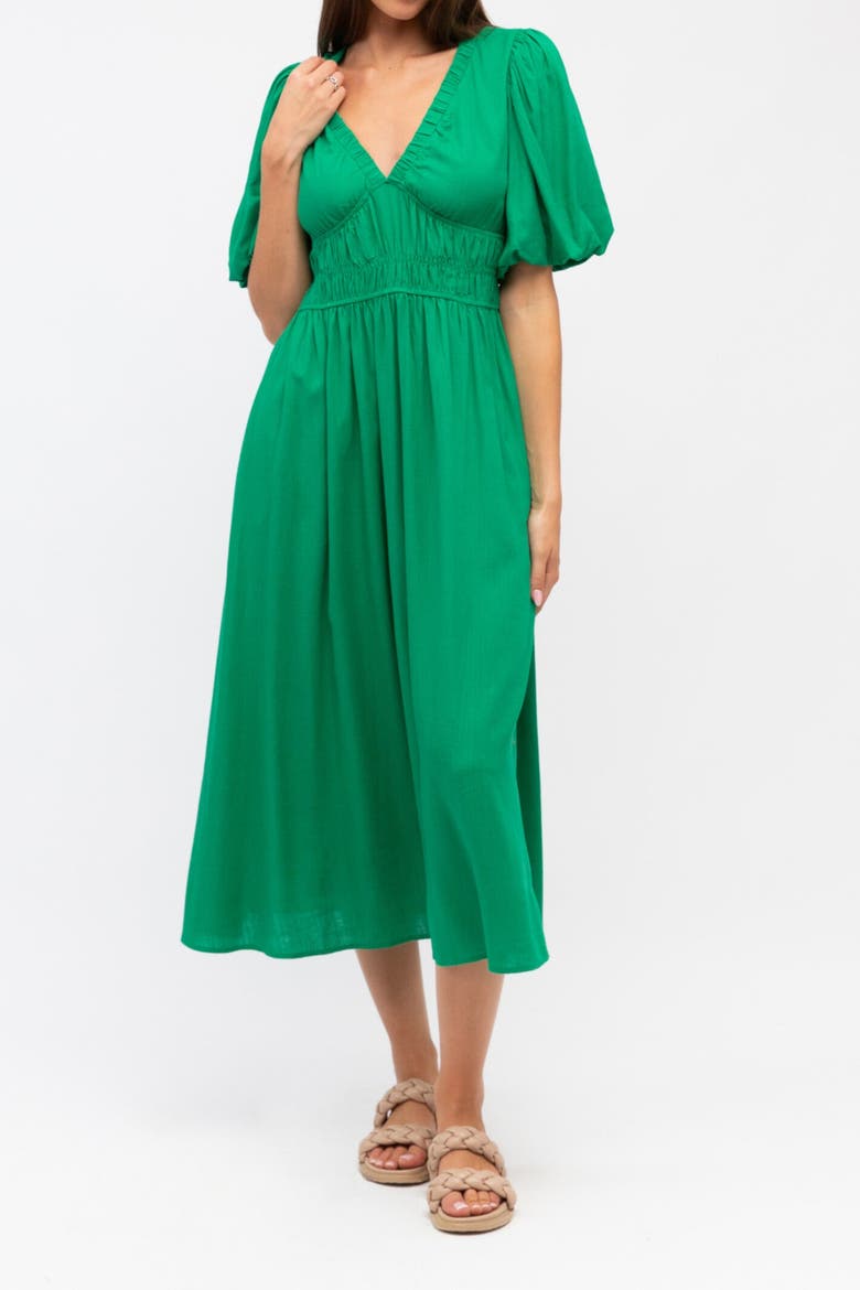 Selena Maxi Dress, Main, color, Green