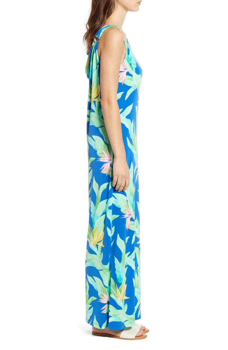 Tommy Bahama Nirvana Night Floral Maxi Dress, Alternate, color, 