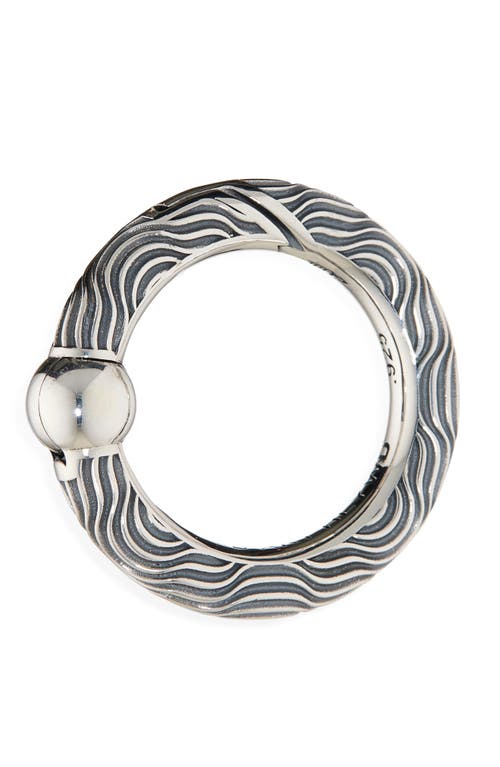 Good Art Hlywd Desert Sessions Sterling Silver Carabiner Ring In Metallic