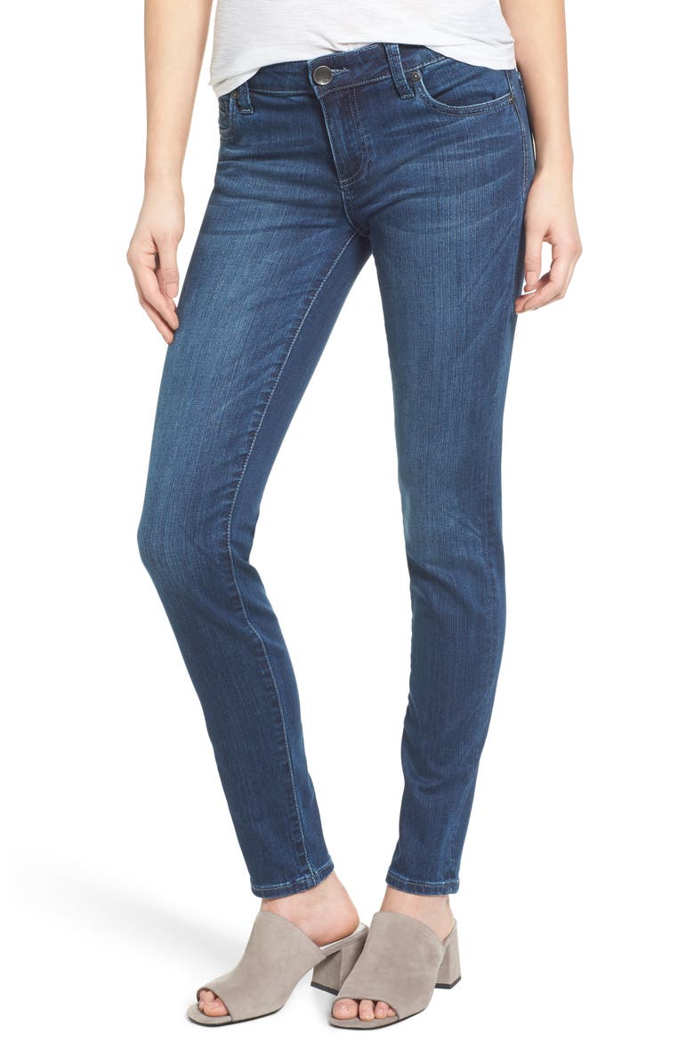 Diana Stretch Skinny Jeans, Main, color, MODERATION