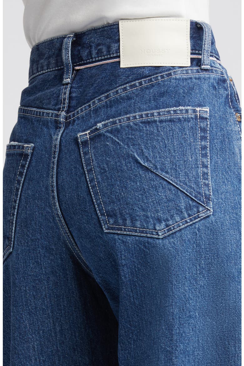 Orchards Coccoon Wide Leg Ankle Jeans, Alternate, color, BLUE