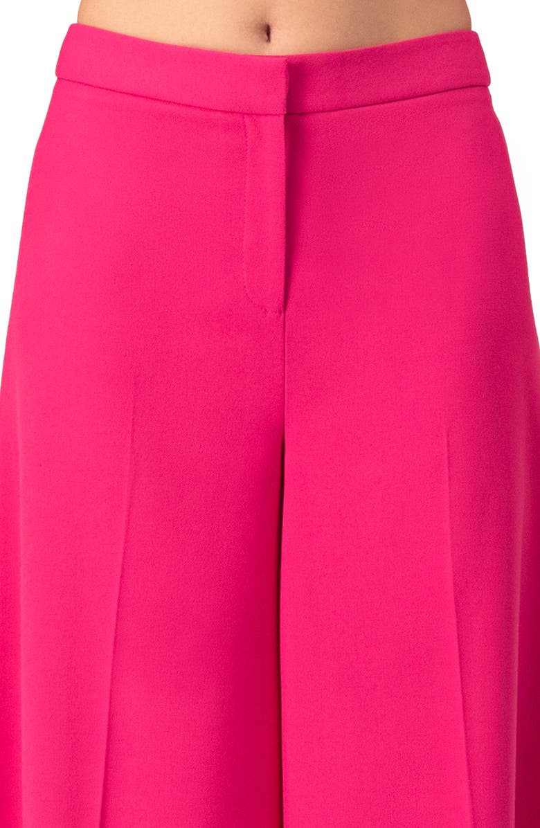 IVONNE Solid Wide-Leg Trousers, Alternate, color, Pink