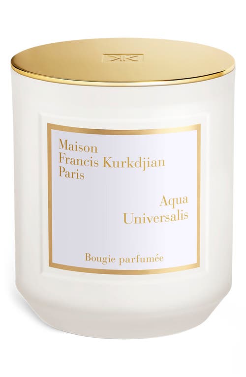 Maison Francis Kurkdjian Aqua Universalis Scented Candle In Transparent