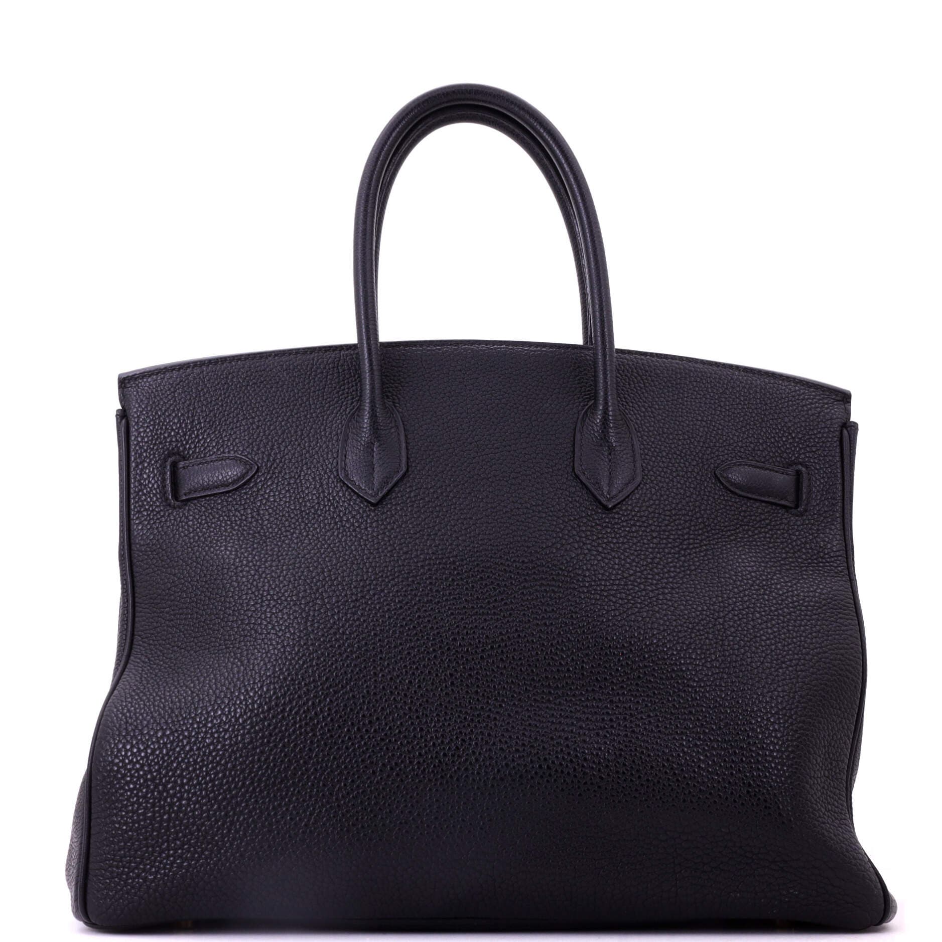 Pre-Owned Hermes Birkin Handbag Black Togo with Gold Hardware 35, Alternate, color, Noir