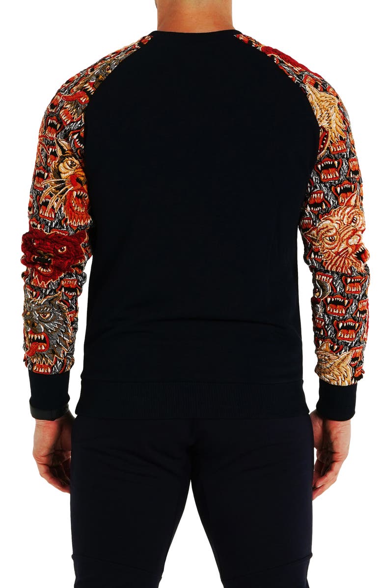 Maceoo Cotton Sweater, Alternate, color, Blue