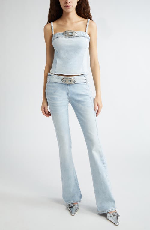 Diesel D-ebbybelt-s Bootcut Jeans In Denim