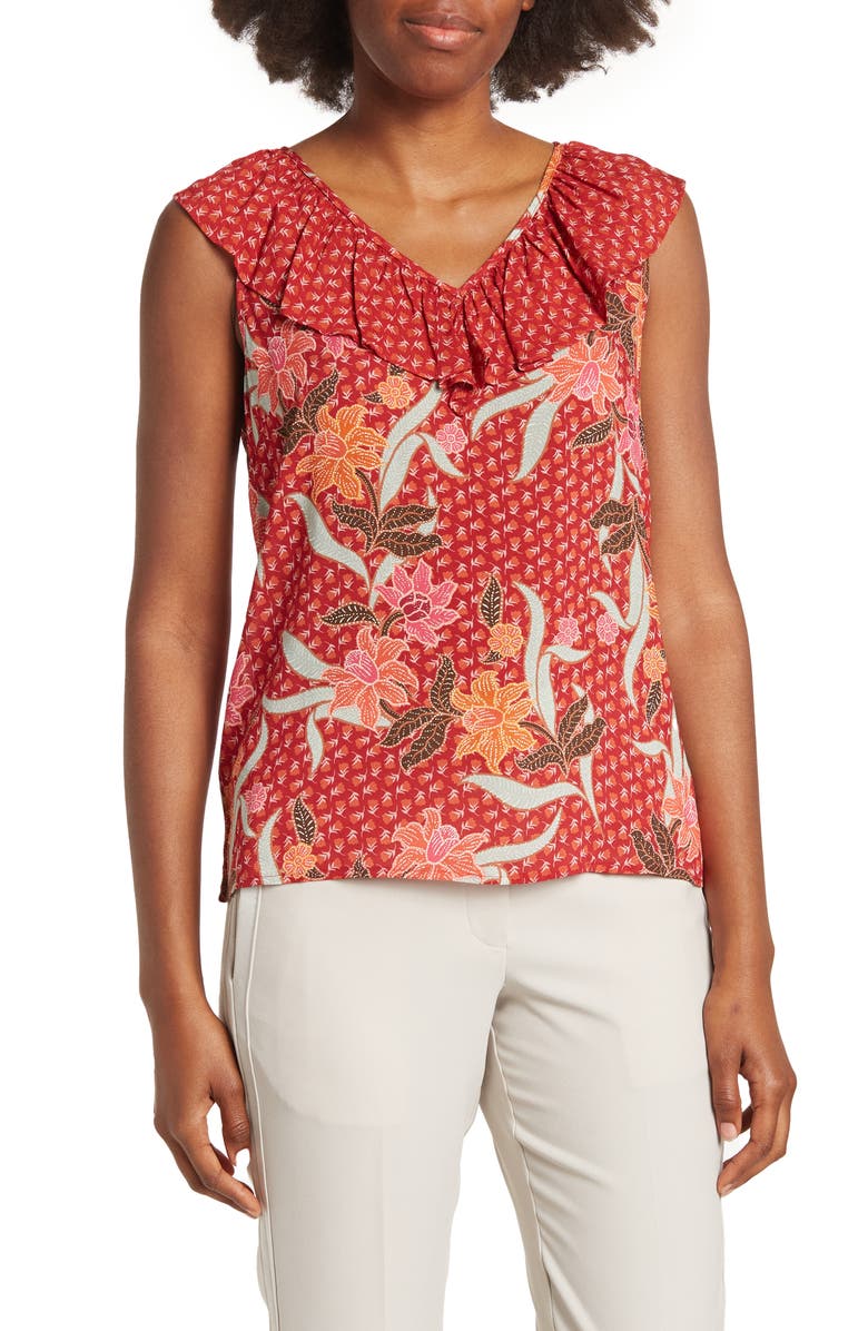 DR2 by Daniel Rainn Double V Tie Back Top, Main, color, 