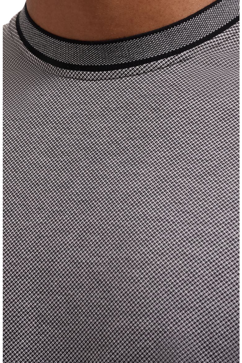Crewneck Pima Cotton T-Shirt, Alternate, color, BLACK