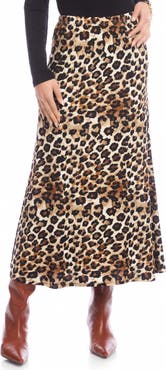 Karen Kane Side Slit Maxi Skirt