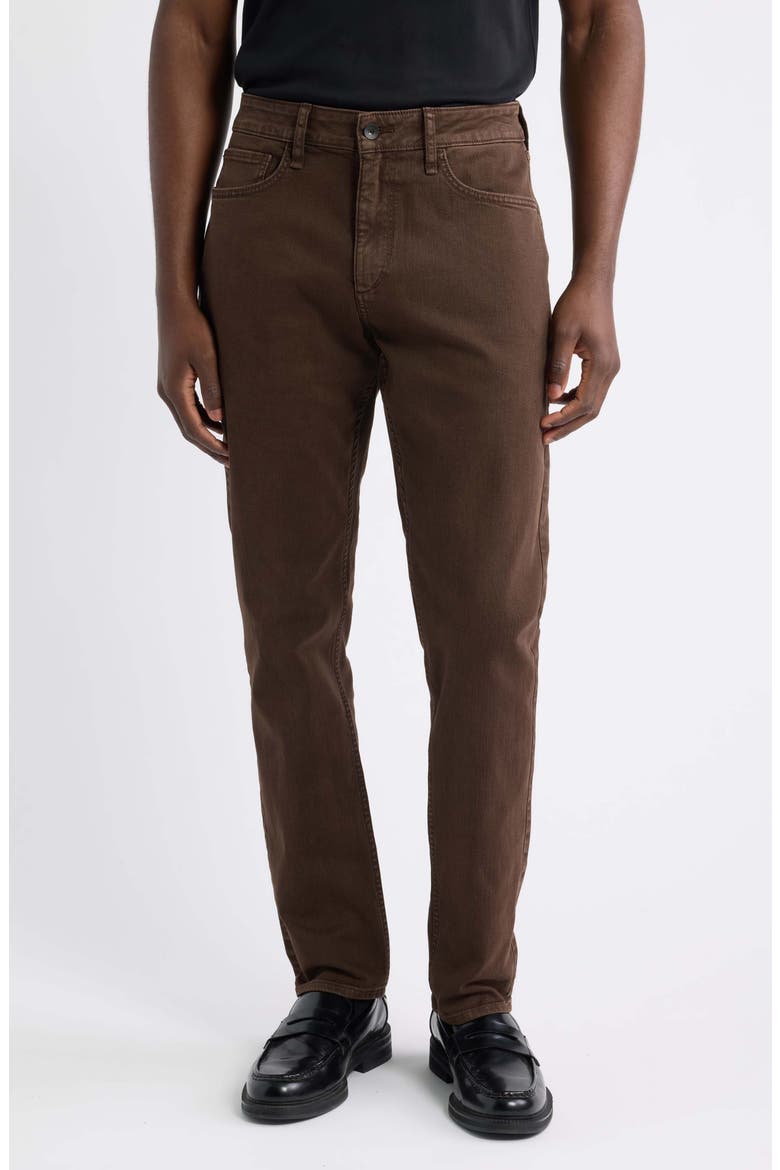 Fit 3 Aero Stretch Straight Leg Jeans, Main, color, DARK BROWN