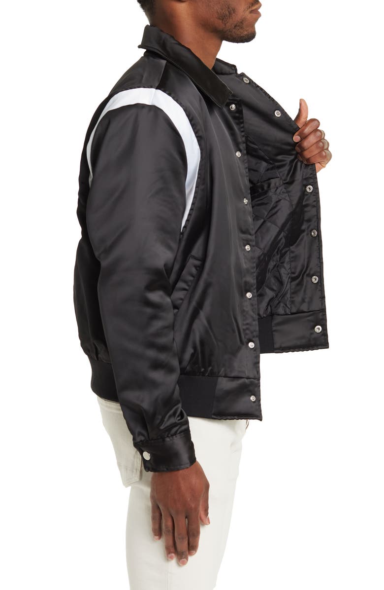 DIET STARTS MONDAY Satin Jacket, Alternate, color,