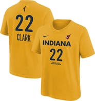 Nike Youth Nike Caitlin Clark Gold Indiana Fever Name & Number T-Shirt