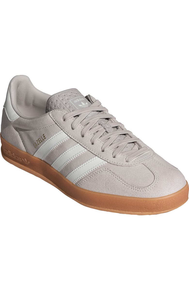 adidas Gazelle Indoor Sneaker, Main, color, Chalk Pearl/ Core White/ Gum