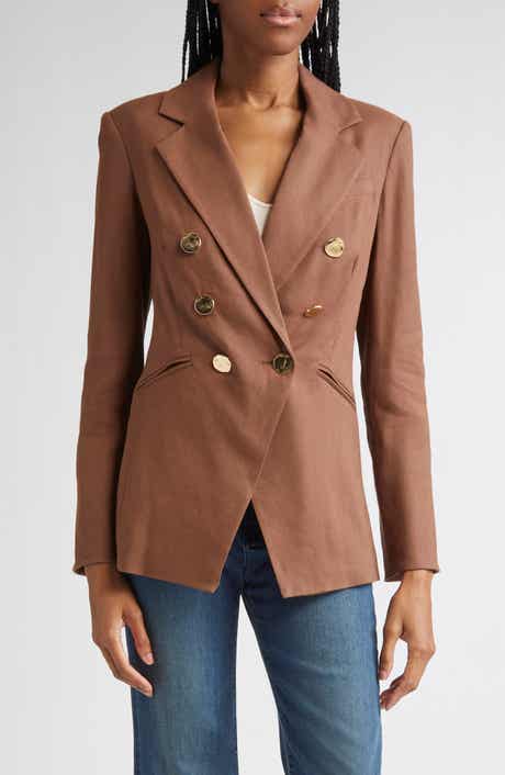 Elle Linen Blend Dickey Jacket
