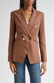 Veronica Beard Elle Linen Blend Dickey Jacket