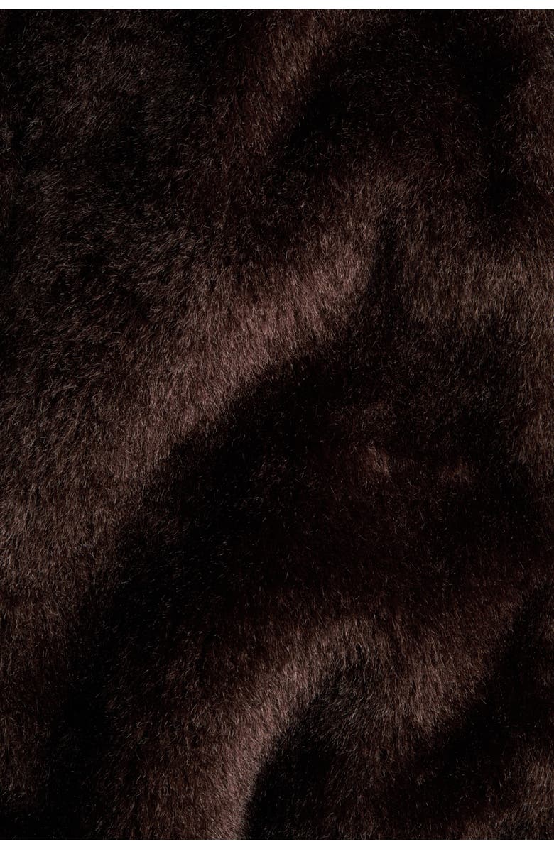 H&M Pile Bomber Jacket, Alternate, color, Dark Brown