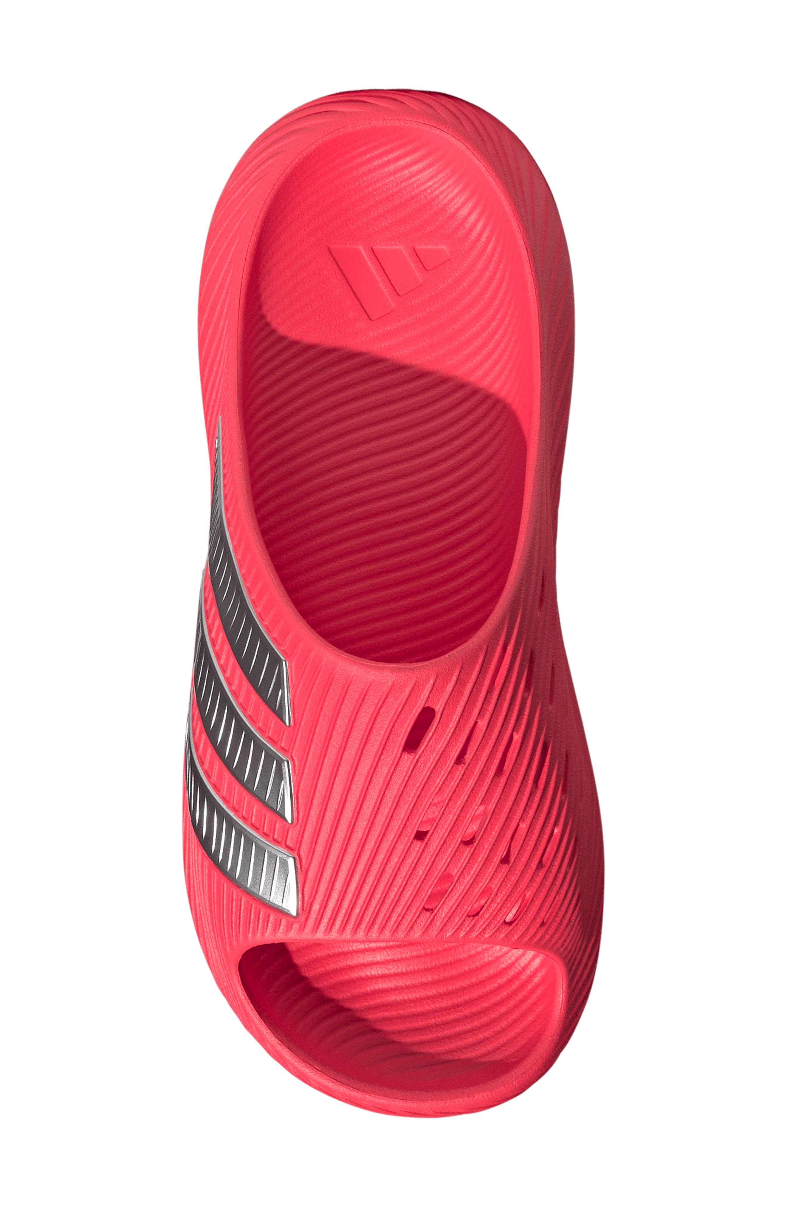 Gender Inclusive Purechill Slide Sandal, Alternate, color, RED/ METALLIC GREY