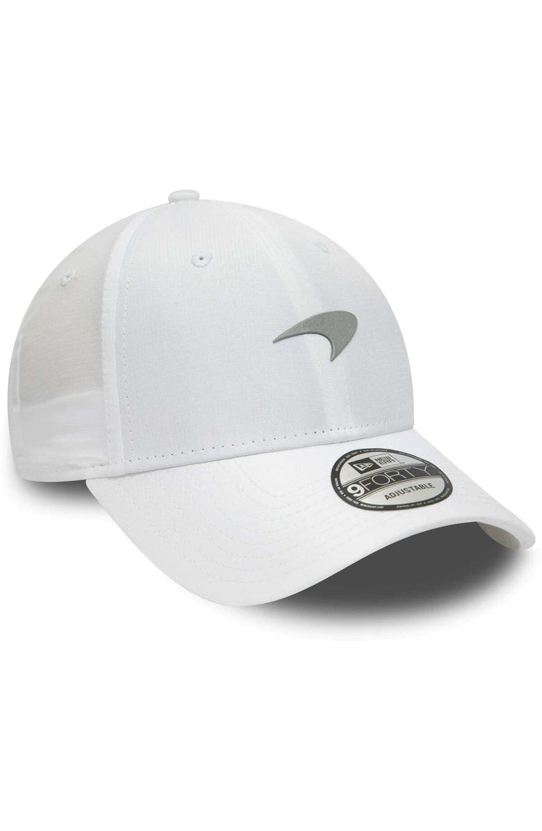 New Era Men's New Era White McLaren F1 Team Lifestyle 9FORTY Snapback Hat, Alternate, color,
