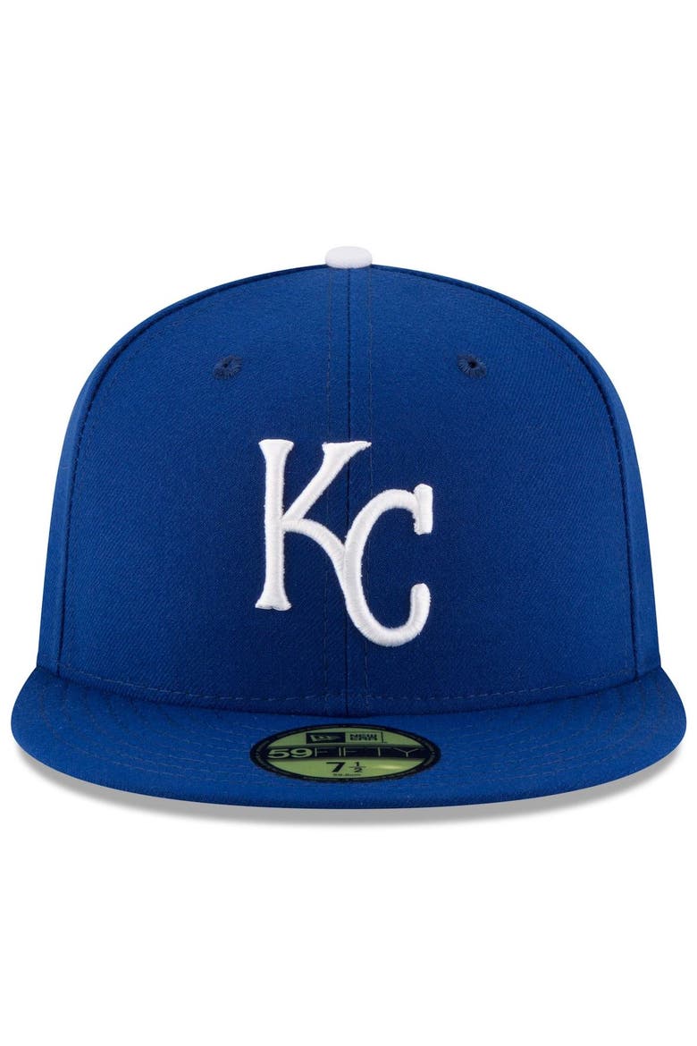 Men's New Era Royal Kansas City Royals Game Authentic Collection On-Field 59FIFTY Fitted Hat, Alternate, color, ROYAL