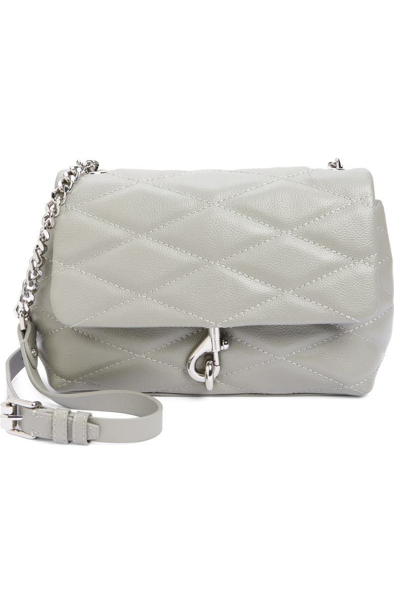 Rebecca Minkoff Edie Quilted Leather Convertible Crossbody Bag, Main, color,