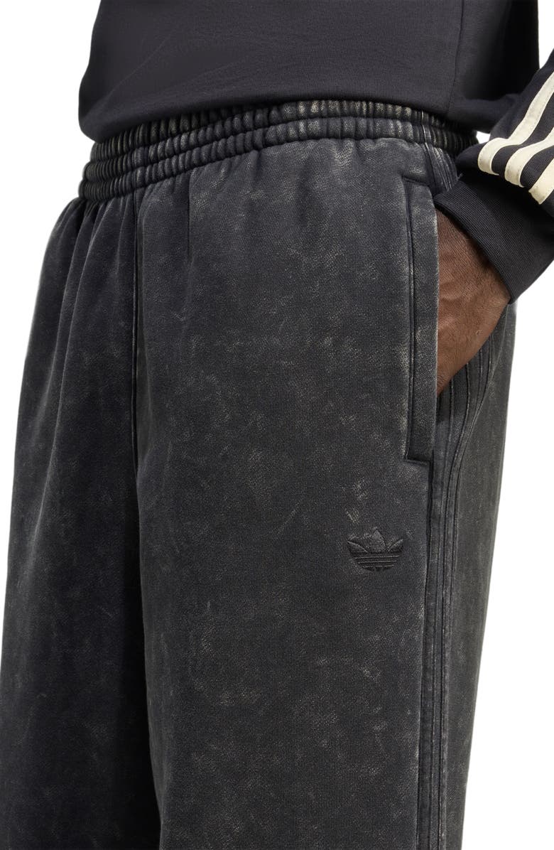 adidas Washed Cotton Blend Sweatpants, Alternate, color, Black