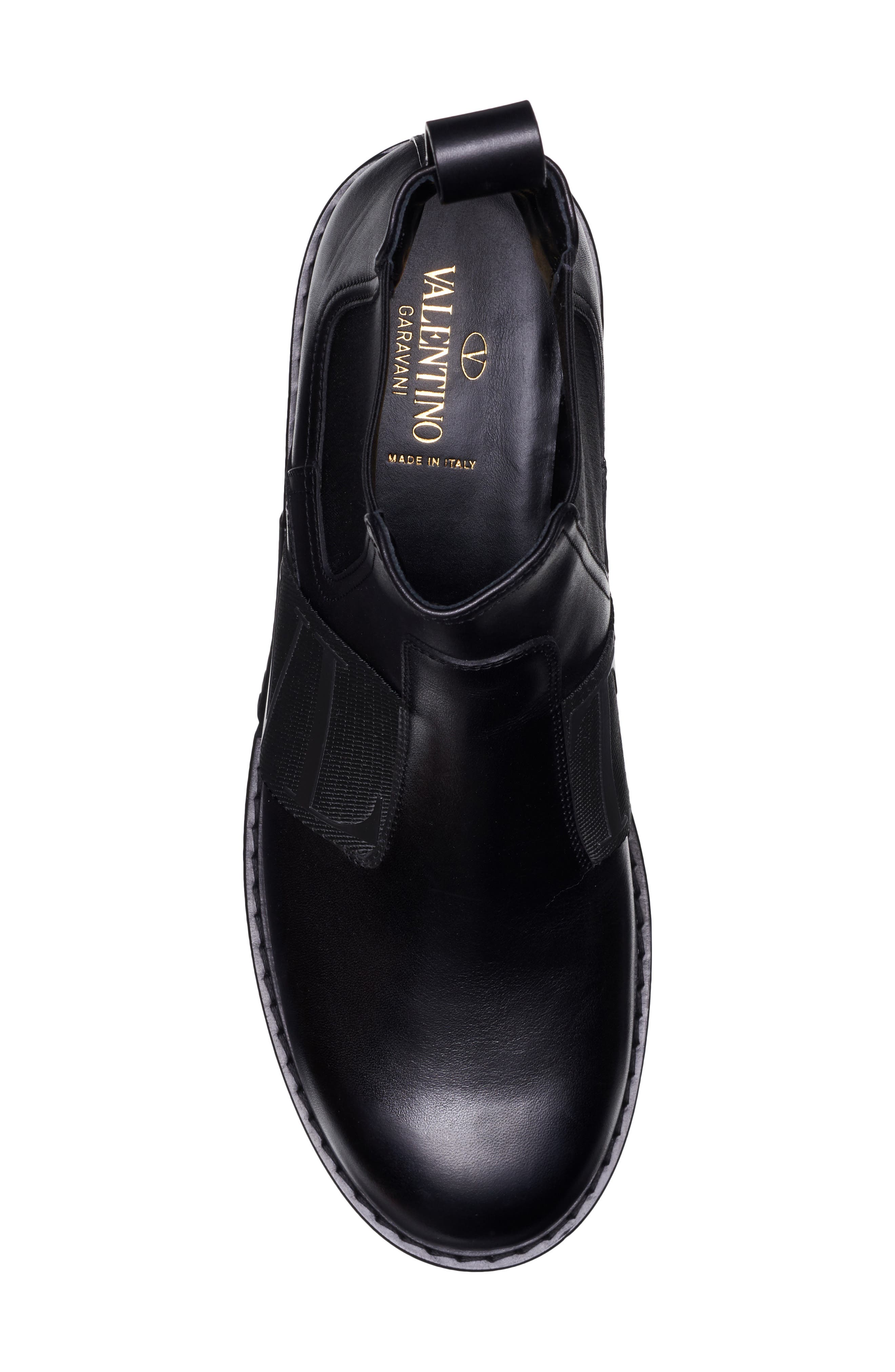 Valentino Garavani VLTN Strap Chelsea Boot, Alternate, color, 