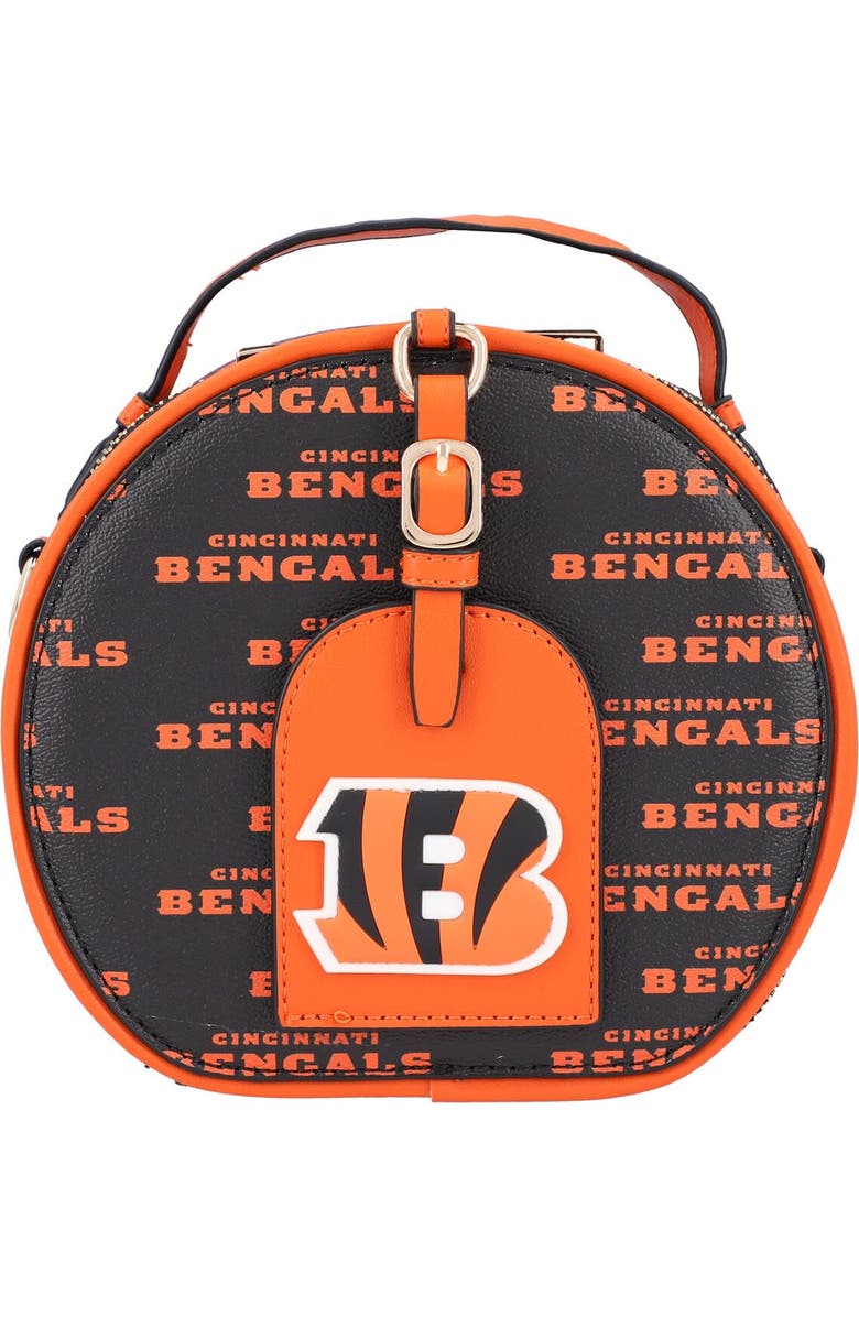 CUCE Cincinnati Bengals Repeat Logo Round Bag, Main, color,