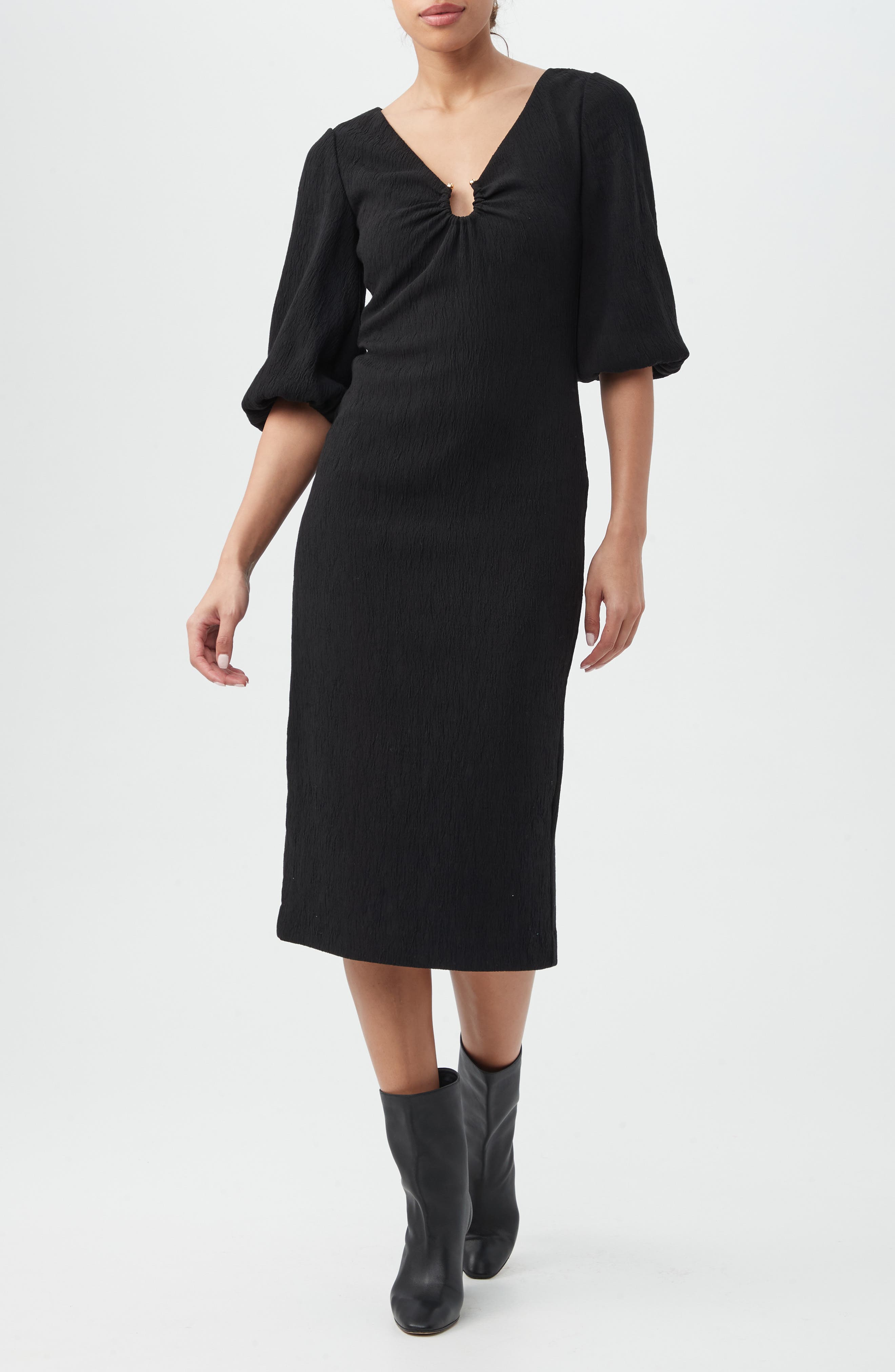Trina Turk Madeline Textured Midi Dress