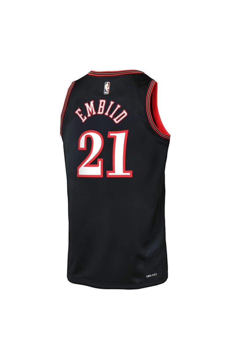 Youth Nike Joel Embiid Black Philadelphia 76ers Swingman Jersey - Classic Edition, Alternate, color, Black