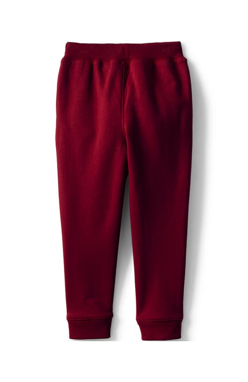 Lands' End School Uniform Kids Jogger Sweatpants In Garnet