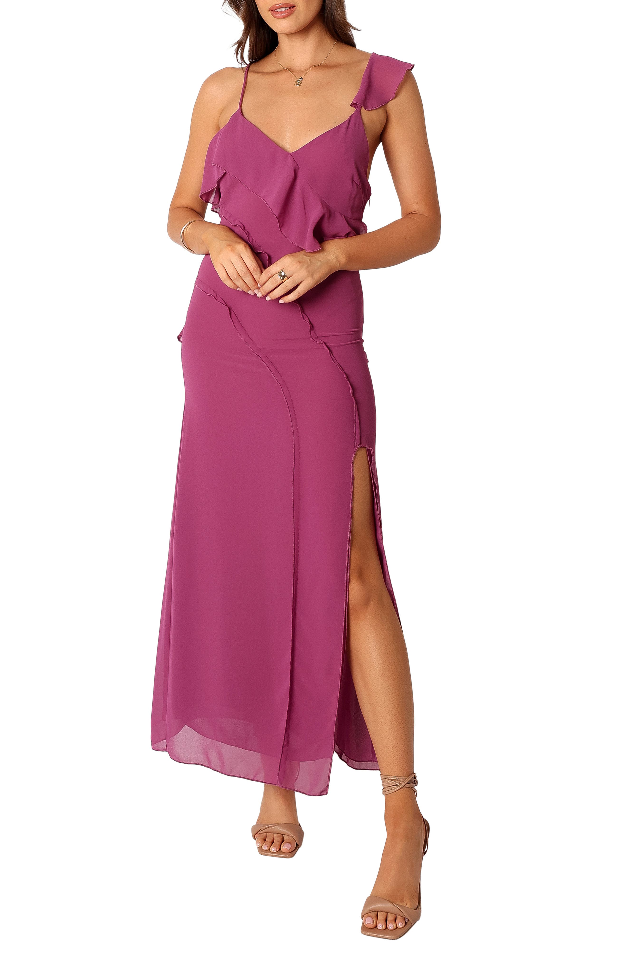 Stephy Ruffle Maxi Dress