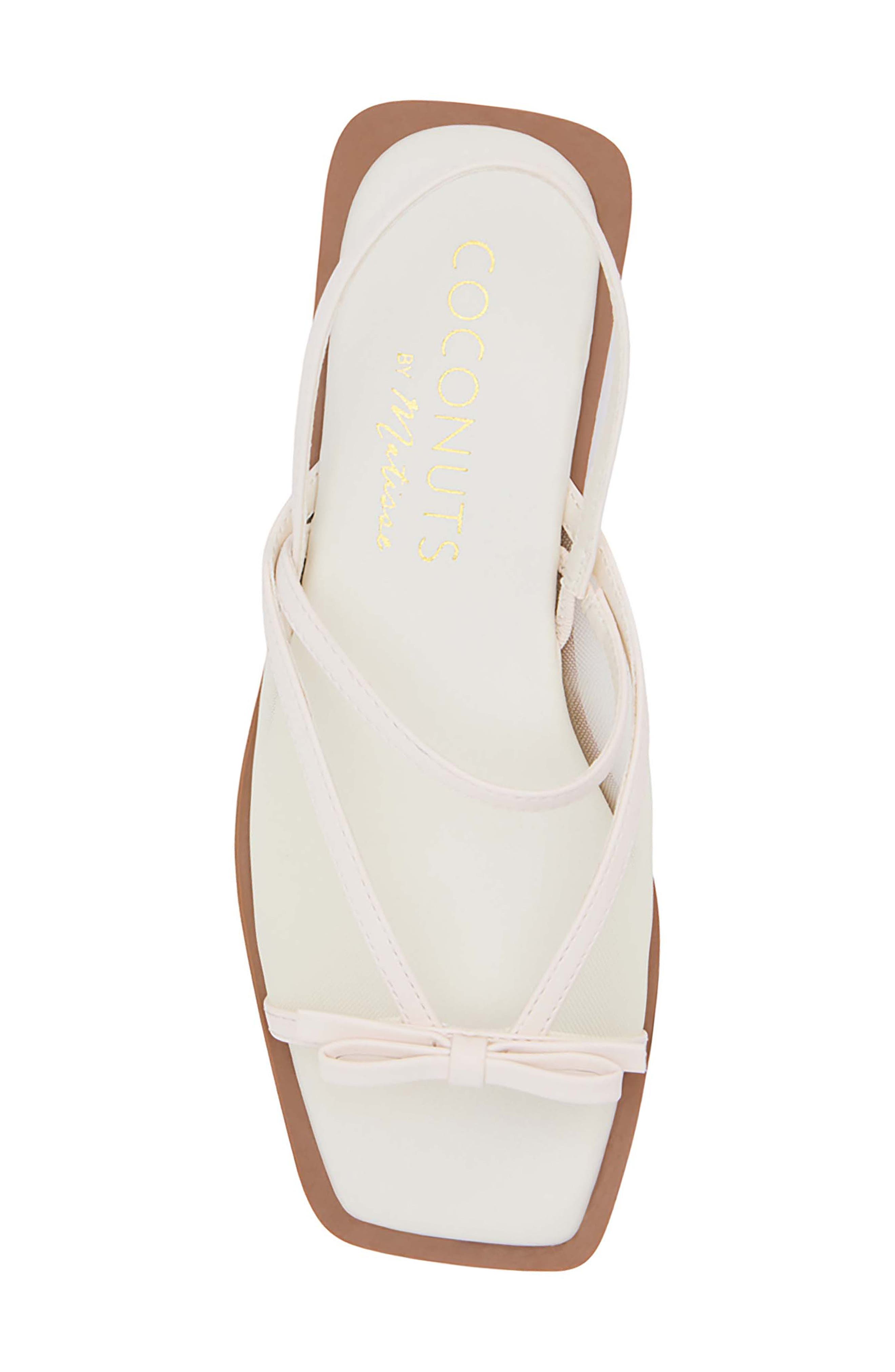 Coconuts by Matisse Tropea Slingback Sandal, Alternate, color, Ivory