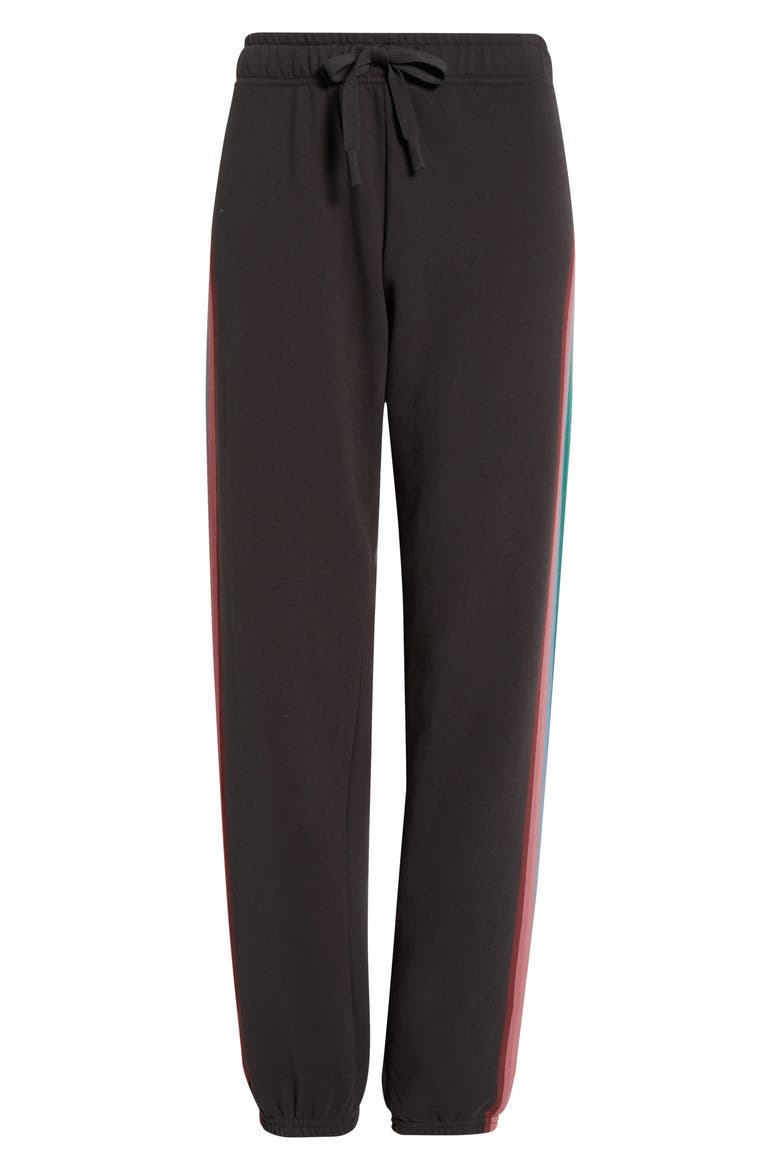 Cloud Nine Cotton Blend Fleece Joggers, Alternate, color, FADED BLACK
