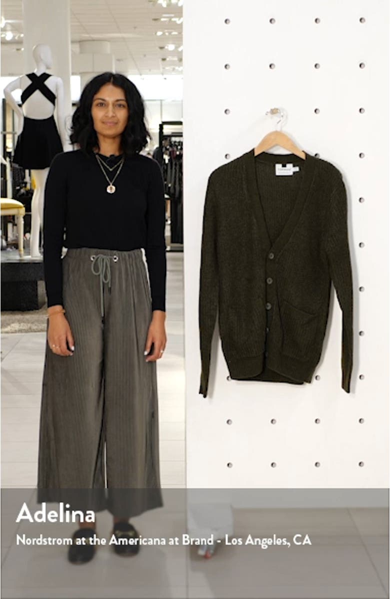 Rack Textured Cardigan Sweater, sales video thumbnail