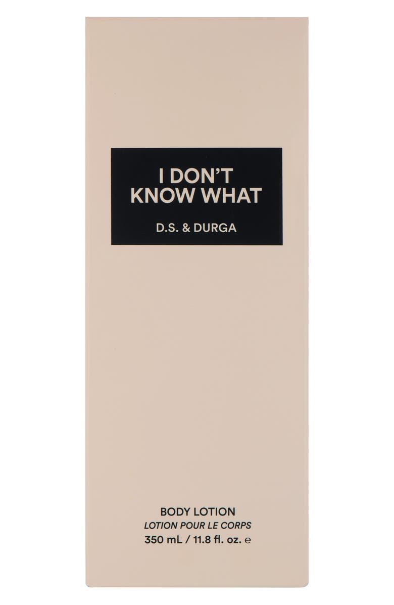 D.S. & Durga I Don't Know What Body Lotion, Alternate, color, 
