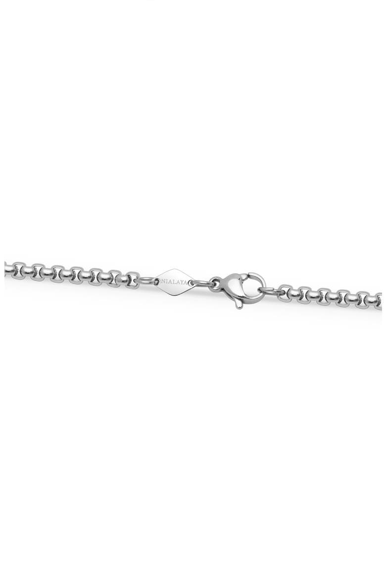 Skull Sword Necklace, Alternate, color, Silver