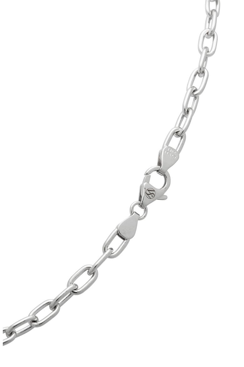 14K Gold Chain Necklace, Alternate, color, WHITE GOLD