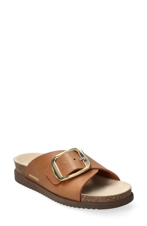 Mephisto Hariana Slide Sandal In Camel